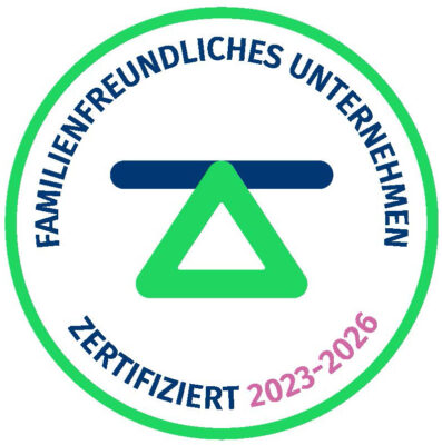 Logo der Zertifizierung zum familienfreundlichen Unternehmen